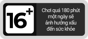 Chơi quá 180 phút một ngày sẽ ảnh hưởng xấu đến sức khỏe